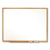 Quartet Classic Series Total Erase Dry Erase Board, 36 x 24, Oak Finish Frame S573
